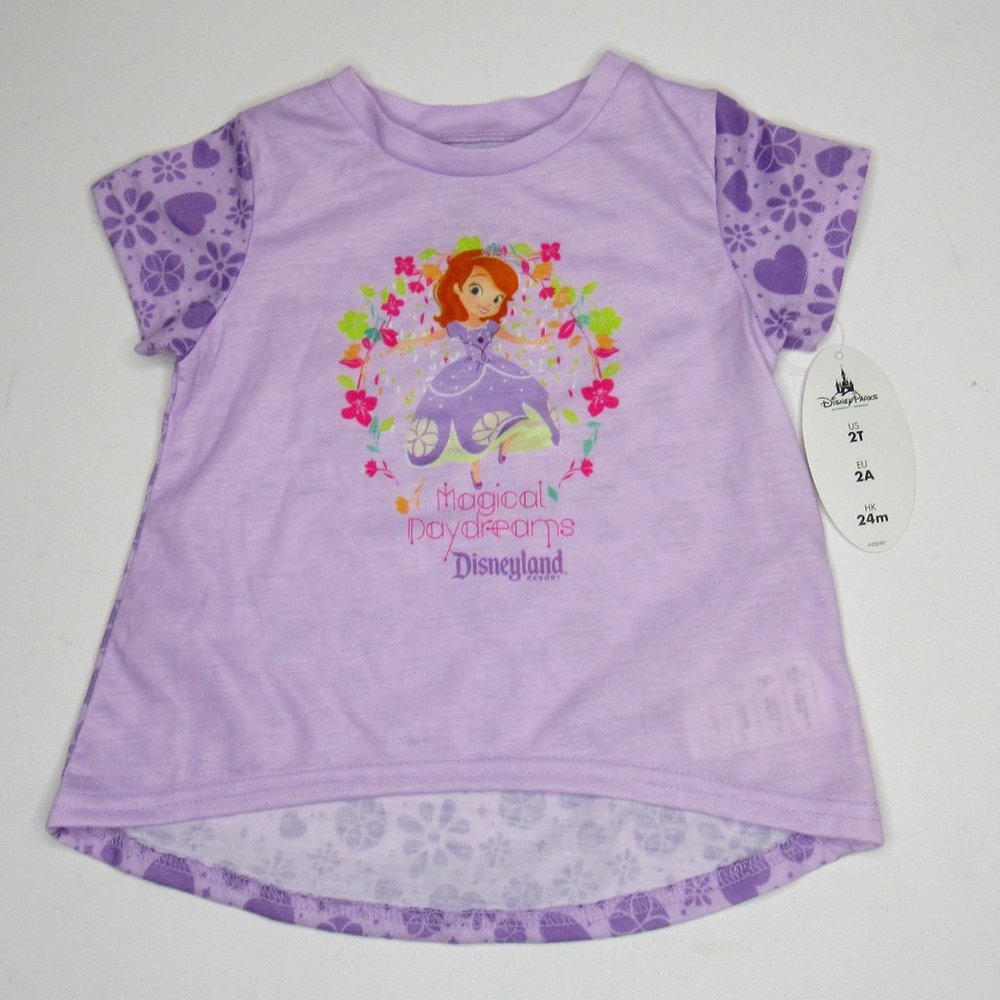 Disney Princess Sofia Graphic Pajama Top Size 2T
